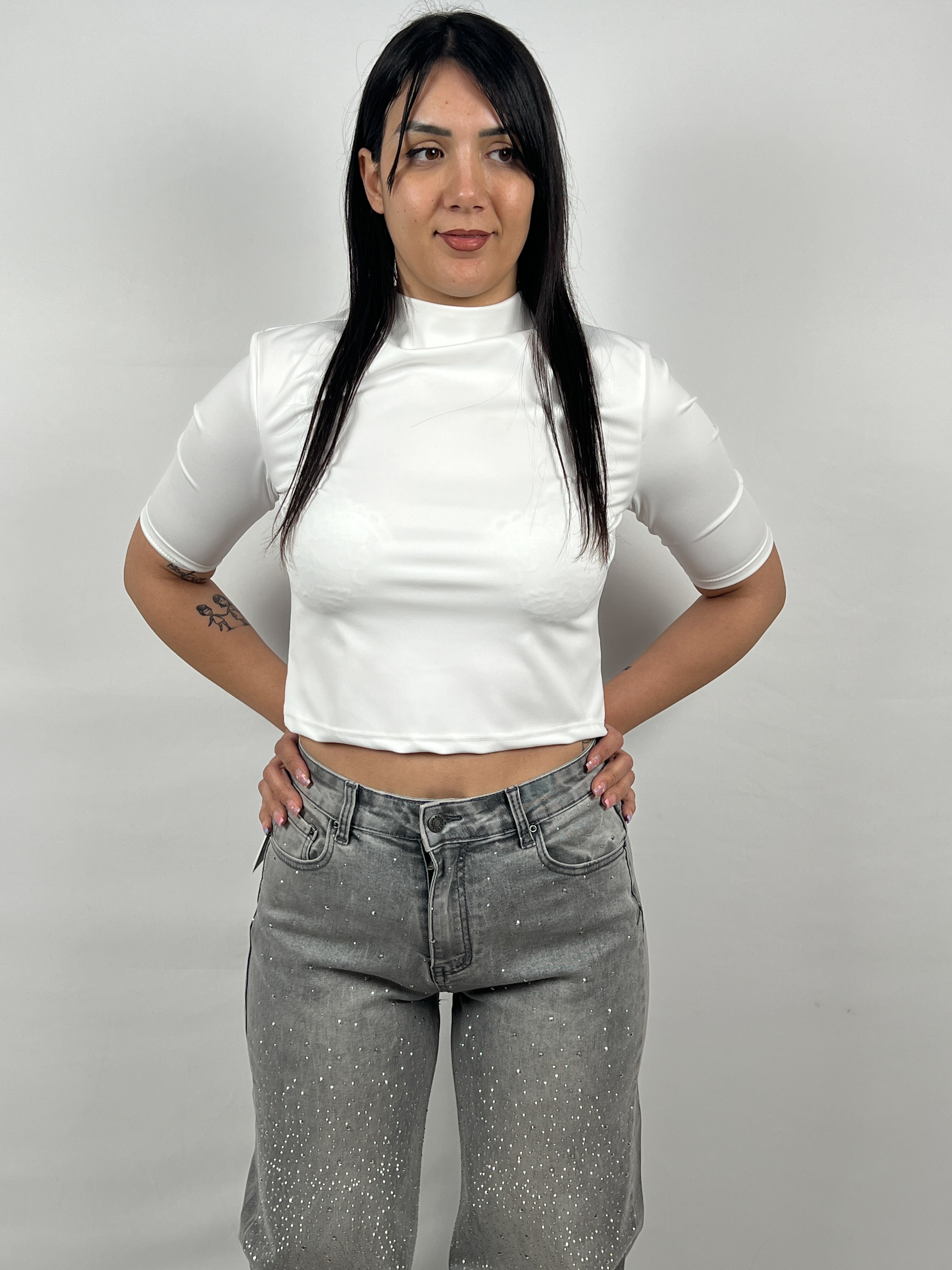 Jeans GreySwarovsky - 051